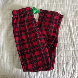 Kids Red Plaid Pajama Pants